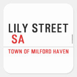 Lily STREET   Stickers