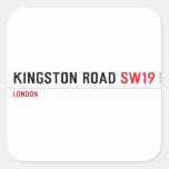 KINGSTON ROAD  Stickers
