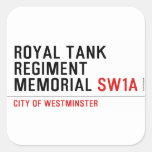 royal tank regiment memorial  Stickers