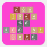 DON
 ISAH
 THE 
 KING OF
 LOVE  Stickers