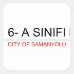 6- A SINIFI  Stickers