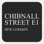 Chibnall Street  Stickers