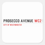 Prosecco avenue  Stickers