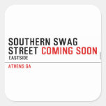 SOUTHERN SWAG Street  Stickers