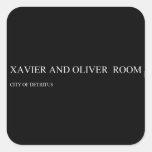 Xavier and Oliver   Stickers