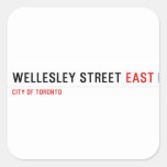 Wellesley Street  Stickers