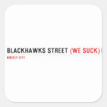 Blackhawks street  Stickers