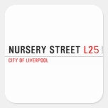 Nursery Street  Stickers