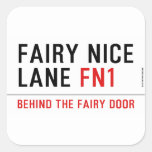 Fairy Nice  Lane  Stickers