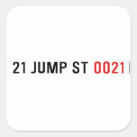 21 JUMP ST  Stickers