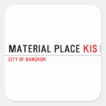 Material Place  Stickers