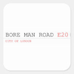 bore man road  Stickers