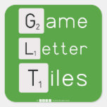Game
 Letter
 Tiles  Stickers