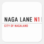 NAGA LANE  Stickers