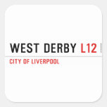 west derby  Stickers