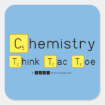 Chemistry
 Think Tac Toe  Stickers