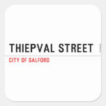Thiepval Street  Stickers