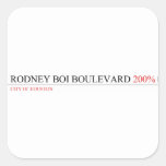 Rodney Boi Boulevard  Stickers