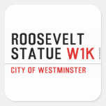 roosevelt statue  Stickers