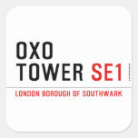 oxo tower  Stickers