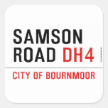 SAMSON  ROAD  Stickers
