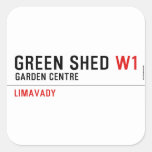 green shed  Stickers