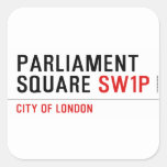 parliament square  Stickers