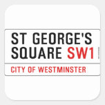St George's  Square  Stickers
