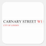Carnary street  Stickers