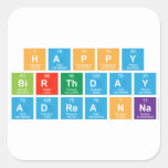 Happy
 Birthday 
 Adreanna  Stickers