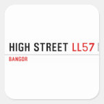 High Street  Stickers
