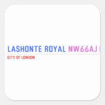 Lashonte royal  Stickers