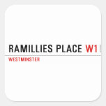 Ramillies Place  Stickers