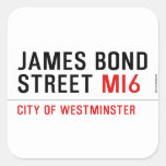 JAMES BOND STREET  Stickers