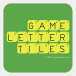 Game Letter Tiles  Stickers