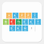 Happy
 Birthday
 Dani!  Stickers