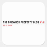 THE OAKWOOD PROPERTY BLOG  Stickers