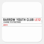 BARROW YOUTH CLUB  Stickers