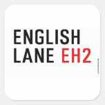 English  Lane  Stickers