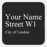 Your Name Street  Stickers