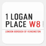 1 logan place  Stickers
