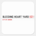 Bleeding heart yard  Stickers
