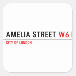 Amelia street  Stickers