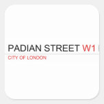 PADIAN STREET  Stickers