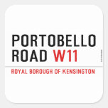 Portobello road  Stickers