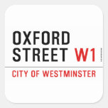 oxford  street  Stickers