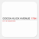 COCOA KLICK AVENUE  Stickers