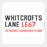 whitcrofts  lane  Stickers