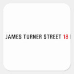 James Turner Street  Stickers