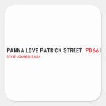 panna love patrick street   Stickers